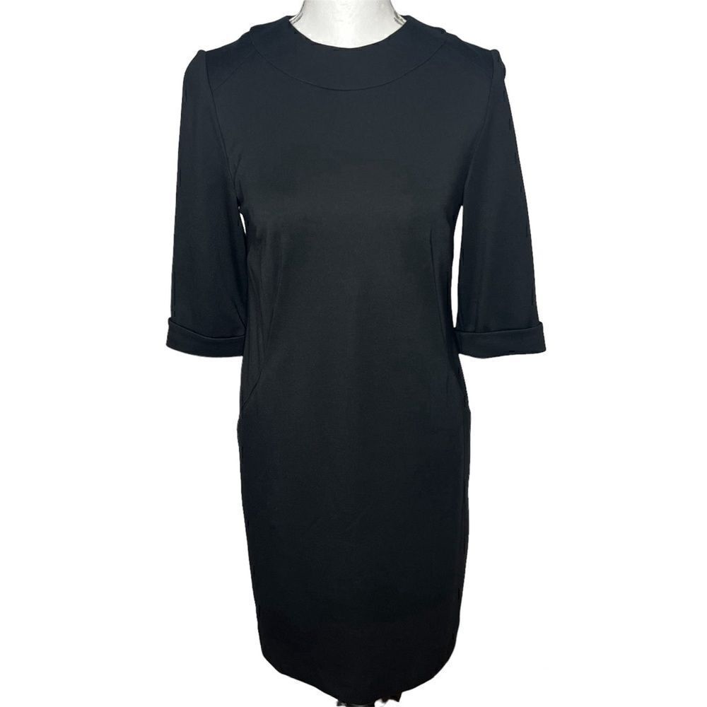 Gravitas Little Black Dress Above the Knee Business Cocktail Formal Dress Sz XS